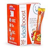 IdealBoost, Weight Loss Drink Mix Packets, Tropical Punch, w/ Hunger Blocking and Energy Blends, 30 Servings…