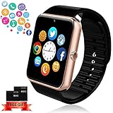 Bluetooth Smart Watch - ANCwear Smartwatch for Android Phones with SIM Card Slot Camera, Fitness Tracker Watch with Sleep Monitor, Step Counter Watch for Kids Women Men Compatible Android IOS Phones