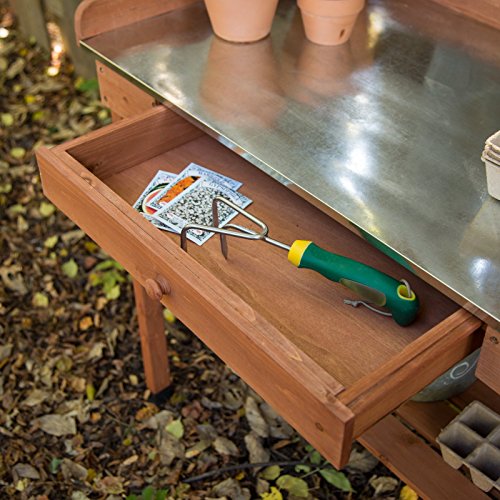 2 Cypress+Lotus+Potting+Bench+Metal