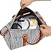LXY Womens Overnight Weekender Travel Bag Canvas Duffle Bag Carry on Tote Luggage Underseat Bag(Blue)