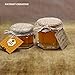 Hexagon Jars Gold Lid (30pcs 4.0 oz) Hexagon Glass Jars with 30pcs Gold Plastisol Lined Lids for Jam Honey Jelly Wedding Favors Baby Shower Favors Baby Food DIY Magnetic Spice Jars Crafts Canning Jars