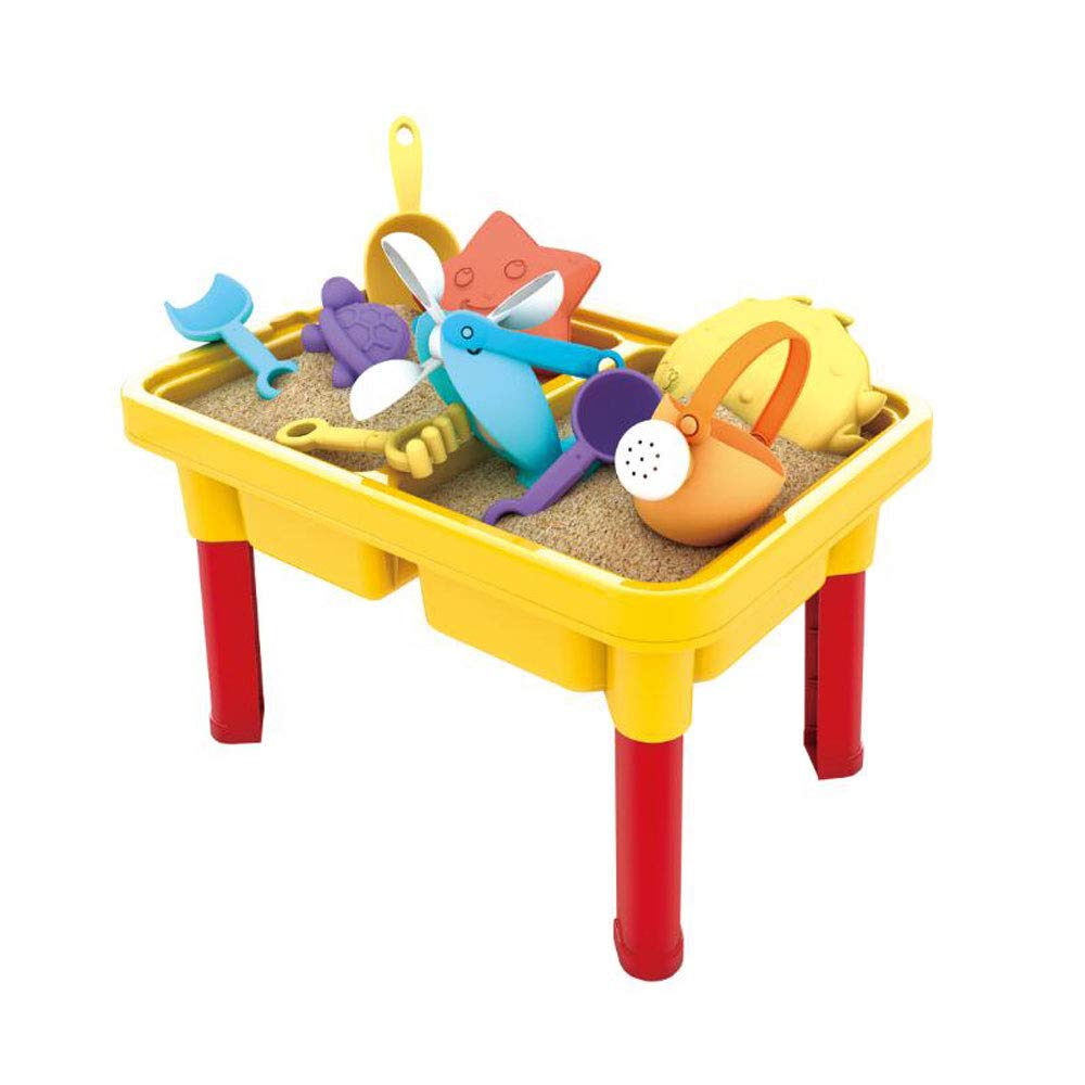 Kids Sand Table With Cover Water Table Sand Water Table For Toddler Sandbox Activity Table With Cover Sand Table Sensory Table Beach Toys For Kids Play Sand Table 15 Pcs