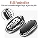 COMPONALL for Nissan Key Fob Cover, Key Fob Case for Nissan Altima Sentra Maxima Rogue Armada Pathfinder Infiniti Premium Soft TPU Full Cover Protection Smart Remote Keyless(for 4 Button only),Red