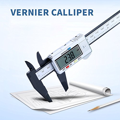 Clearance Sale!UMFun150MM 6inch LCD Digital Electronic Vernier Caliper Gauge Micrometer Pen (White) - Thumbnail 2
