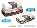 BAGPRO Space Saver Vacuum Sealer Bags (12-Pack) - Clothes Storage Bags are Perfect for Blankets, Towels and More - Includes 6 Large, 3 Medium and 3 Small Bags - Bonus Hand Pump Included for Travel