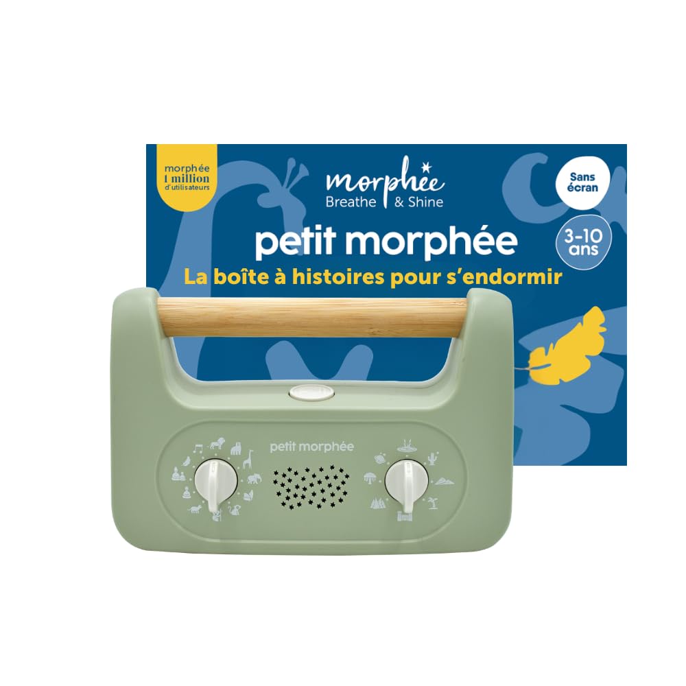 Morphée- Mon Petit Morphée - (French Version) - Audio Player for Children from 3 Years Old, Storytelling & Sleep Aid Kids Learning Toy, Helps Calm Down/Fall Asleep, Great Unique Gift, Travel Friendly
