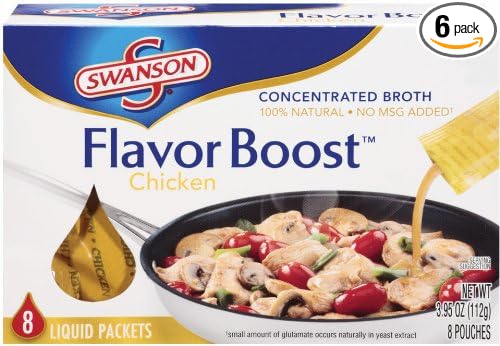 Amazon Com Swanson Flavor Boost Chicken 3 92 Ounce Boxes Pack Of 6 Meat Seasonings Grocery Gourmet Food