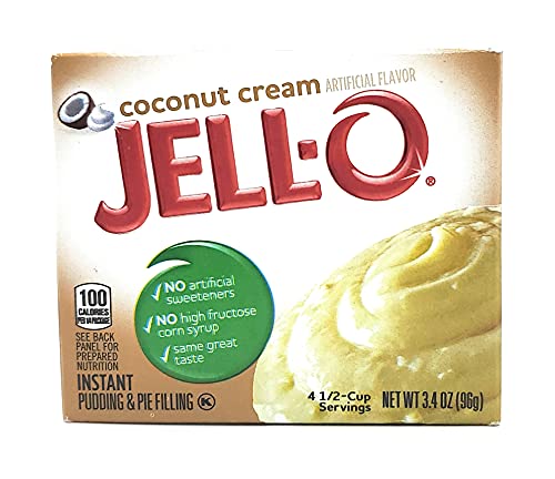 Jell-O Coconut Cream Instant Pudding & Pie