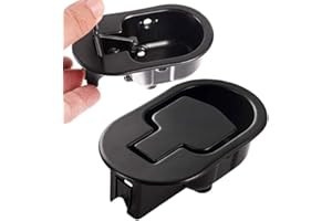 FOLAI Recliner Replacement Parts - Replacement Recliner Handle Chair Sofa Couch Release Replacement Metal Handle Black Metal Pull Recliner Handle 2pcs