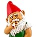 BigMouth Inc Garden Gnome, Funny Lawn Gnome Statue Garden Decoration (Smoking Gnome)