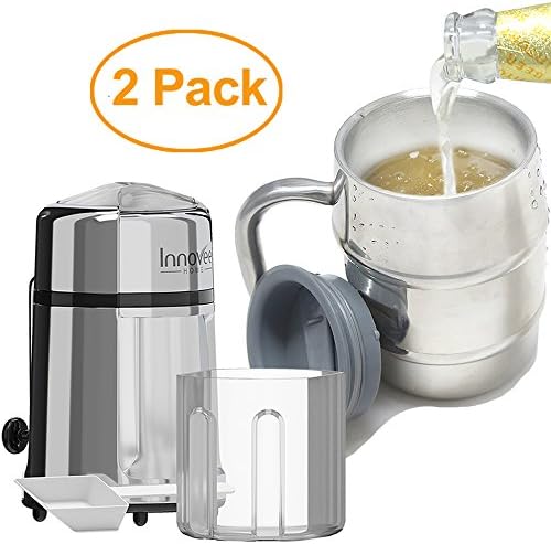 Innovee Home 2 Pack Including - Manual Ice Crusher + Beer Mug