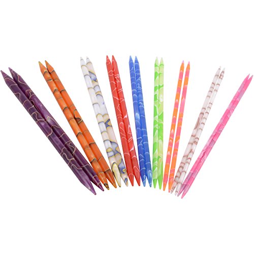 Knitter s pride 6/4mm marblz double pointed needles, 6"