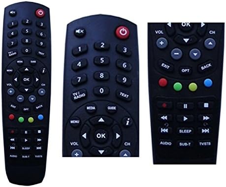 roua.eu - Remote control compatible Digi TV HD satellite receiver Kaon NA1000HD NA1170HD NA1400HD, Black - Image 5