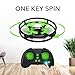 Dwi Dowellin Mini Drone Crash Proof RC Quadcopter One Key Spin Flips Rolls Nano Drones Toys for Kids Beginners Children Boys and Girls, comes with Case