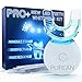 Teeth Whitening Kit with LED Light - 2 Syringes of 5ml Professional 35% Carbamide Peroxide Tooth Whitener Gel - Bright White Smile Set with Mouth Tray