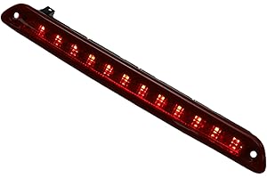 VekAuto LED Third Brake Light Compatible for MercedesBenz Sprinter 2500 3500 2014-2023, Waterproof Plastic Red Housing 3rd Hi