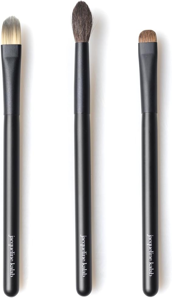 The Perfect Eye Brush Set - Eye Makeup Brushes, by Jacqueline Kalab - Artist Length 5.7in