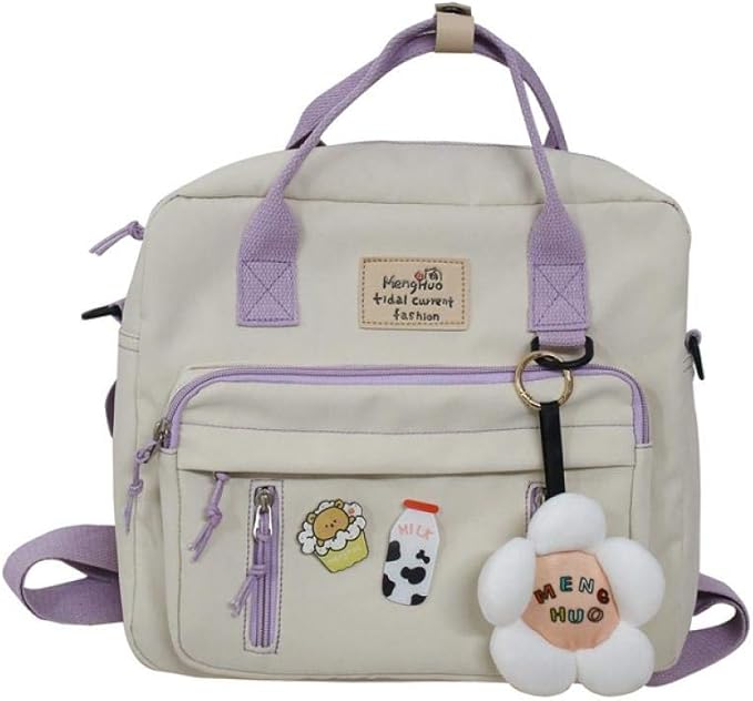 Korean Style Waterproof Canvas Small Mini Backpack for Women Fashion Travel Backpack School Bag