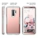 YOUMAKER Galaxy S9+ Plus Case, Rose Gold with Built-in Screen Protector Heavy Duty Protection Shockproof Slim Fit Full Body Case Cover for Samsung Galaxy S9 Plus 6.2 inch - Rose Gold/Gray