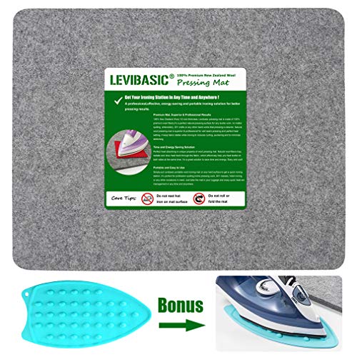 Wool Pressing Mat 17" x 13.5" 1/2 Inch Premium 100 New Zealand Wool