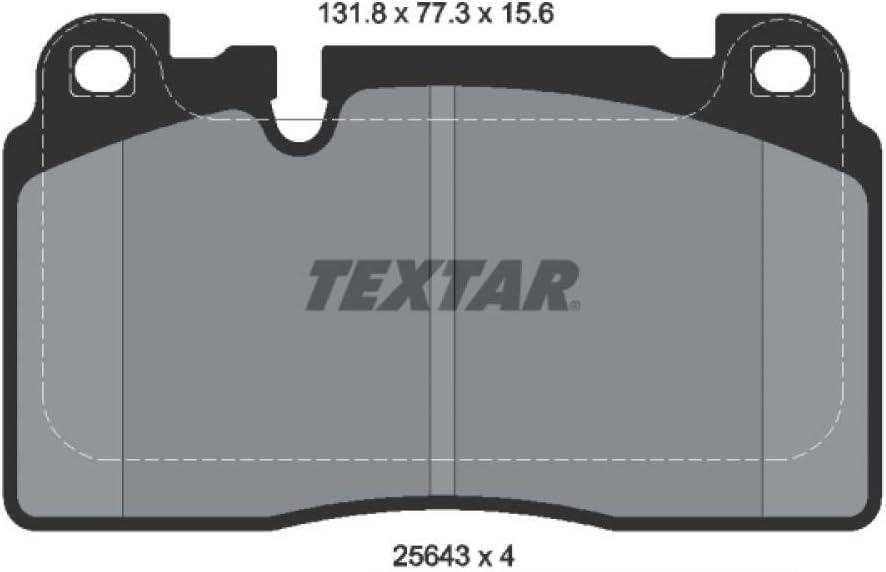 Textar 2564302, Textar Brake Pads 2564302