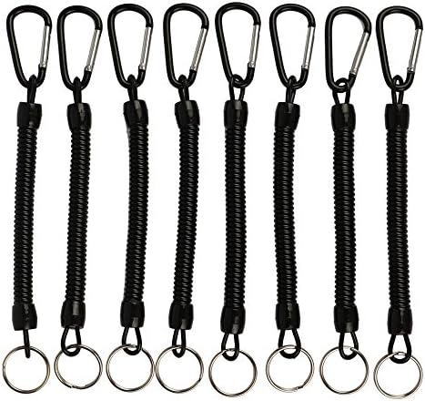 YOGAYET Portable Fish Lip Gripper Grabber Fishing Grip Tackle Pliers Stainless Steel Clip Fish Holder Knife with Scale Ruler (Fishing Rope 8piece)