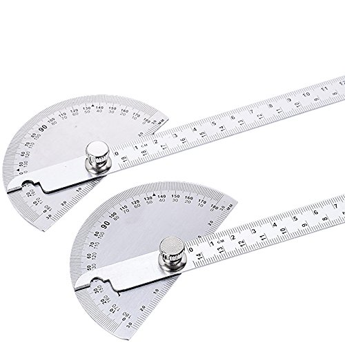 3 HanYan+Protractor+Degrees+Stainless+Goniometer