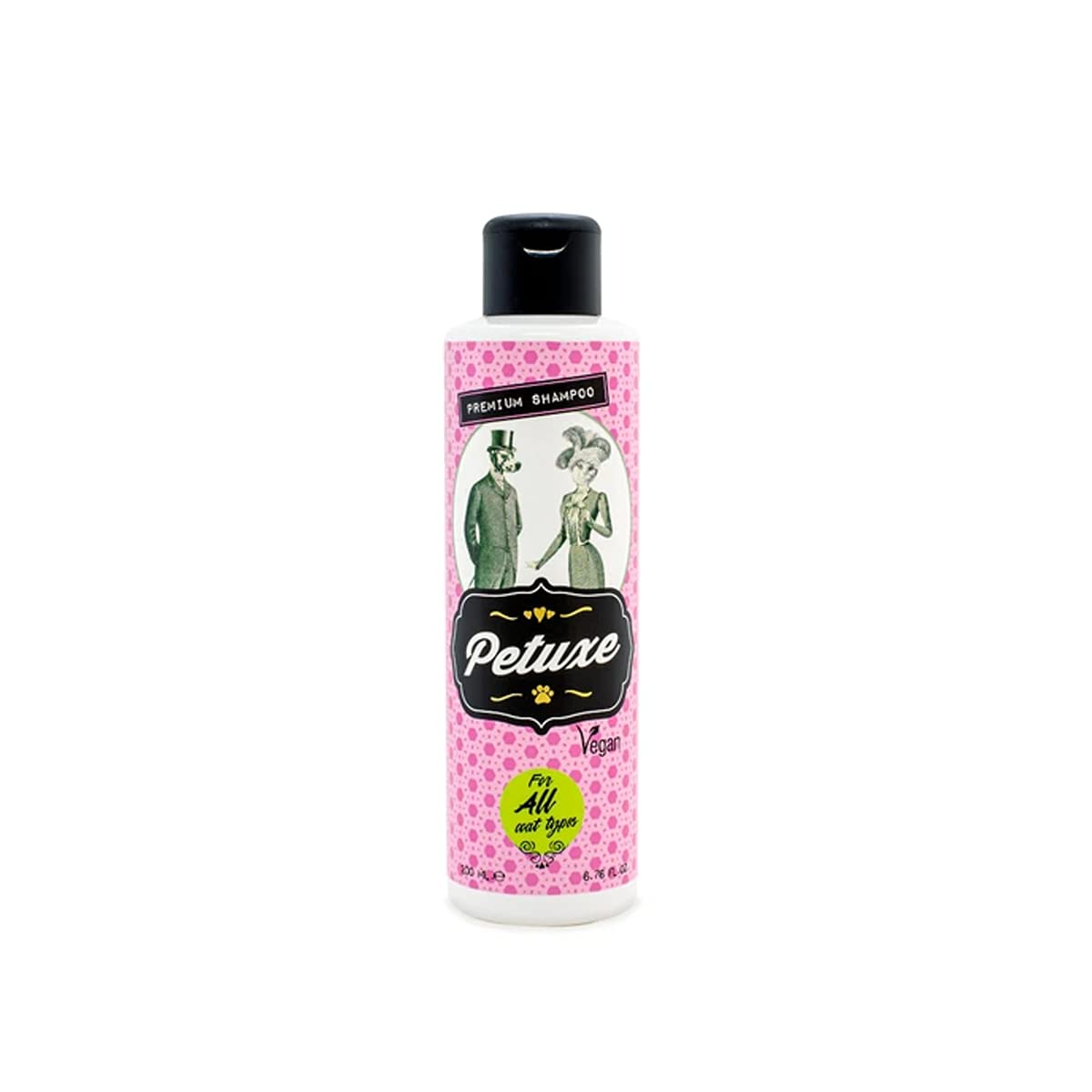 Petuxe Shampoo Dogs and Pets Vegan, All Hair Types, 200 ml