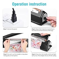 METRONIC Impulse Sealer, Heat Sealer Machine with