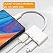 USB C Female OTG Audio Adapter, 3-in-1 Digital Camera USB Reader, 3.5mm Headphone Jack and Charging Port Splitter Adapter, Support Card Reader, Compatible with iPad Pro, Pixel 3/3 XL/2/2 XL, and Morethumb 1