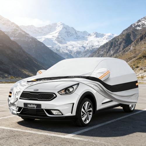 Holthly Outdoor SUV Car Cover for Kia Sportage (1994-2026), Car Cover 10 Layers of Protection, 100% Waterproof, Anti-Dust, Windproof, Rain Waterproof, UV Protection.