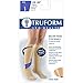 Truform Short Length 20-30 mmHg Compression Stockings for Men and Women, Reduced Length, Closed Toe, Beige, X-Large