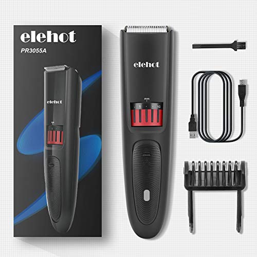 ELEHOT Beard Trimmer Hair Clippers Cordless with Adjustable Blade Combs