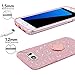 Galaxy S7 Case,Silverback Girls Bling Glitter Sparkle Cute Phone Case with 360 Rotating Ring Stand, Soft TPU Outer Cover + Hard PC Inner Shell Skin for Samsung Galaxy S7 -Rose Gold