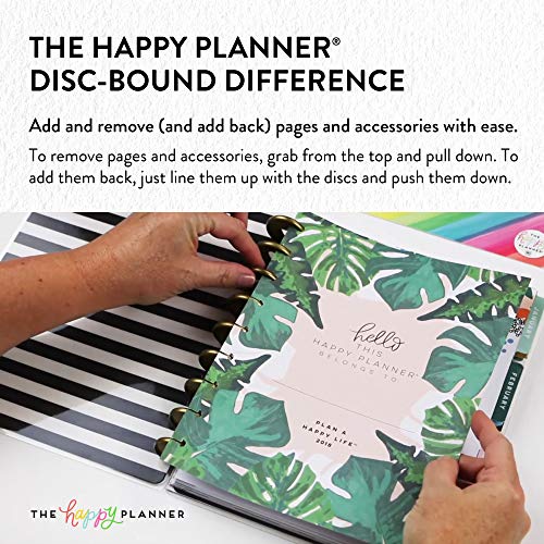 me & my BIG ideas Plastic Expander Discs, Black The Happy Planner