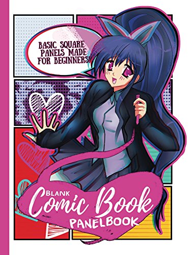 Blank Comic Book Panelbook: Perfectly Unique Way to Create Your Own Comics & Manga- 5 Special Pages by Momo Anime Books