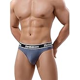 ZONBAILON Men's Thongs Sexy Man G-String Butt Flaunting T-Back Underwear Pouch
