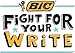 BIC Round Stic Ball Pen, Medium Point, 1.0 mm, Black Ink, Pack of 24 (GSM11BK)