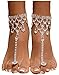 Bienvenu Women Barefoot Sandals Beach Foot Jewelry Wedding Chain,Sliver_2