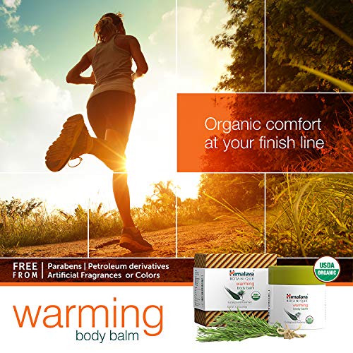 Himalaya Organic Warming Body Balm with Eucalyptus, Rosemary and Coconut Oil for Muscle and Joint Pain Relief 1.76 oz (50 g)