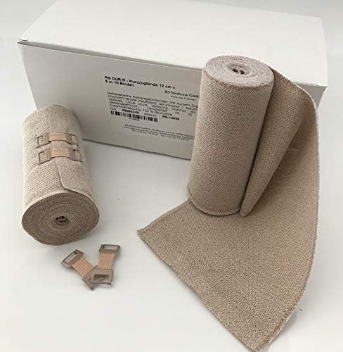 RS Medicare DUR Short Stretch Bandage 12 cm x 5 m 10 Bandages