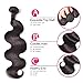 Luduna Brazilian Hair Body Wave 3 Bundles 8a Unprocessed Brazilian Virgin Human Hair Extensions Can Be Dyed And Bleached (12 14 16, Natural Color)