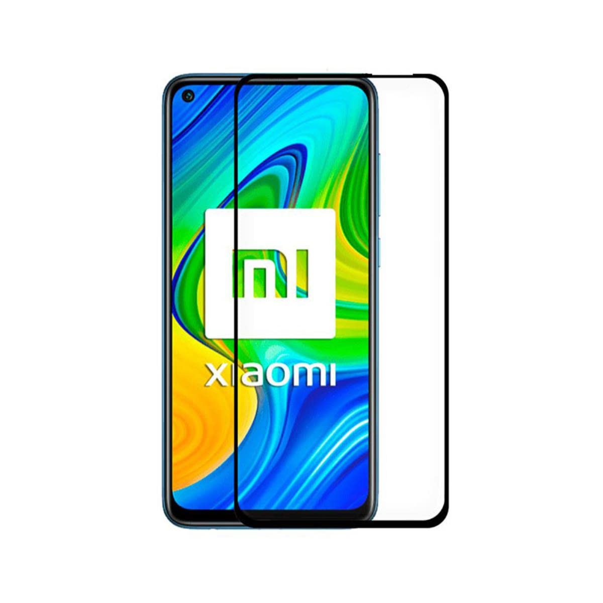 Cool Tempered Glass Screen Protector for Xiaomi Redmi Note 9 / Note 9T (FULL 3D Black)