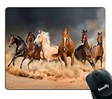 Smooffly Horse Mouse Pad for Office, Masculine