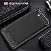 LG Q6 Case, LG G6 Mini Case, LG Q6 Plus Case - Suensan TPU Shock Absorption Technology Raised Bezels Protective Case Cover for LG LG Q6 (TPU Black)