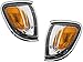 Toyota Tacoma 01 02 03 04 Corner Light Chrome Trim With Bulb Pair Setthumb 2