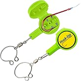 HOOK-EZE Fishing Knot Tying Tool | Protect from Fish Hooks | Tie Fishing Knots Easily | Cool Gadgets for Fishermen | Ice Fly Fishing | Fishing Accessories for Beginner Anglers | Nail Knot Tool