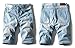 NianEr Men's Big And Tall Fashion Distressed Ripped Washed Denim Shorts Jean Short