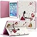 iPad Mini Case, Mini 2/3 Case, Dteck(TM) Fashion Pink Girl Design Bling Diamond Folio Stand Leather Case with Auto Wake/Sleep Function Smart Cover for Apple iPad Mini 1/2/3 (Working Girl)