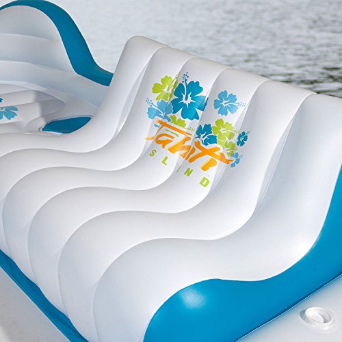 Tropical Tahiti Floating Island Lounger Seat With 6 Person Capacity MasterBasser